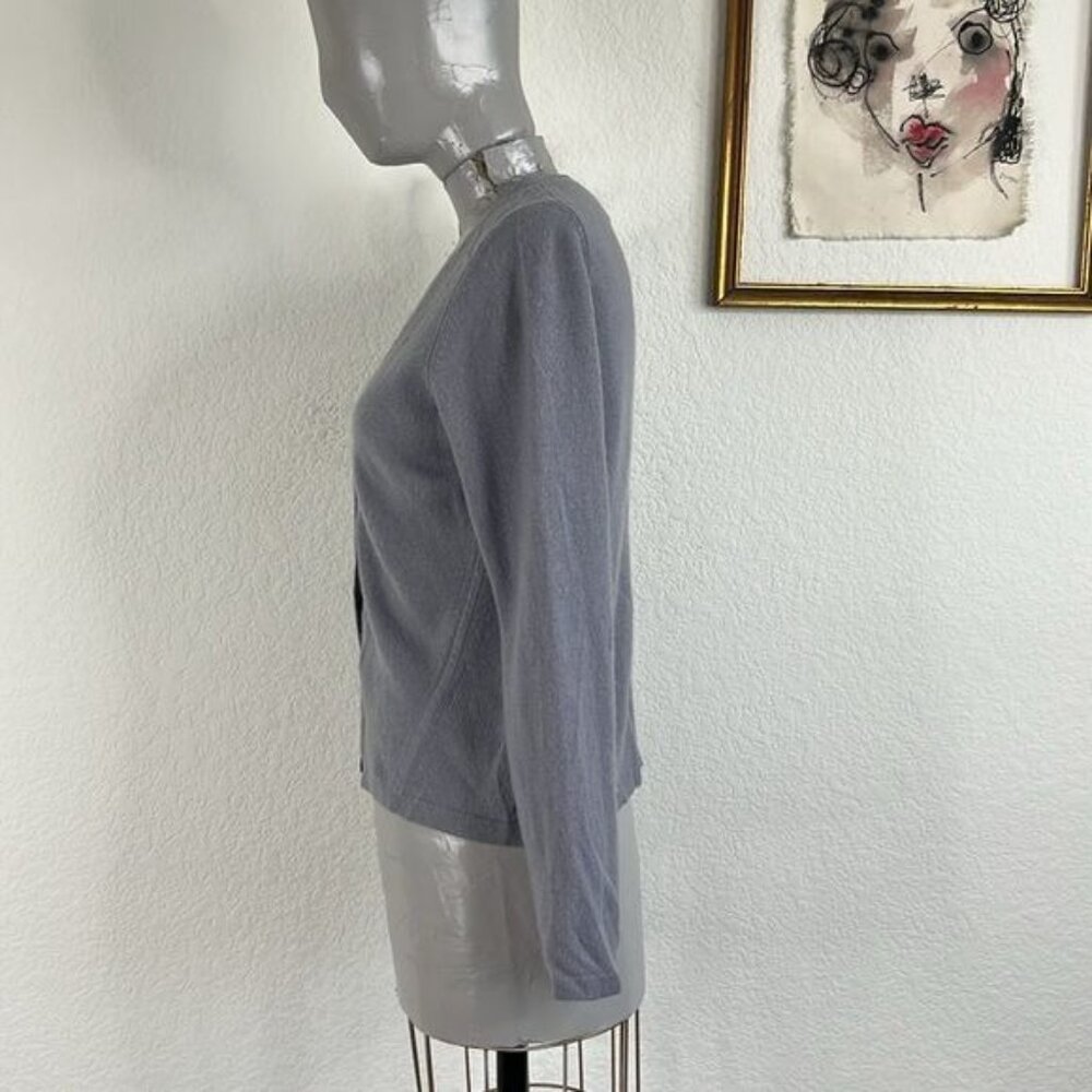 Pure Collection Cashmere Button Front Cardigan - Picture 5 of 8